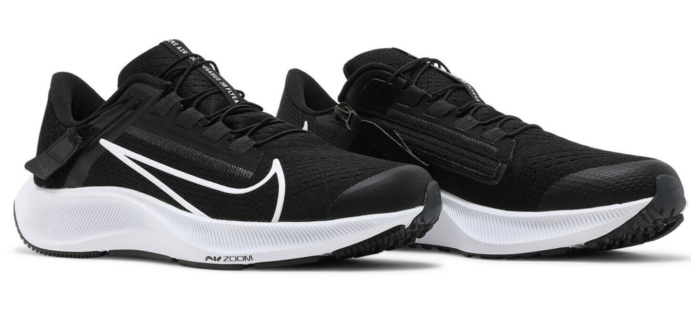 Nike Air Zoom Pegasus 38 FlyEase 'Black White' DA6698-001 Women's Shoes 7.5 B